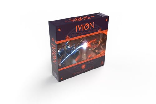 Image of IVION: The Sun and The Stars | APE Games | Board Game | 2 Players | 20-60 Minutes | Ages 14+ | Fantasy | Hero Dueling | Deck Building | Cross Compatible | Season 1 | Aislyn Hall and Aaron Shaw