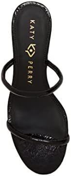 Katy Perry Women's The Scalloped Shell Heeled Sandal, Black, 8.5 | Image 4