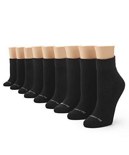 Image of no nonsense Women's Cushioned Mesh Quarter Top Ankle Socks - Premium Comfort for Women