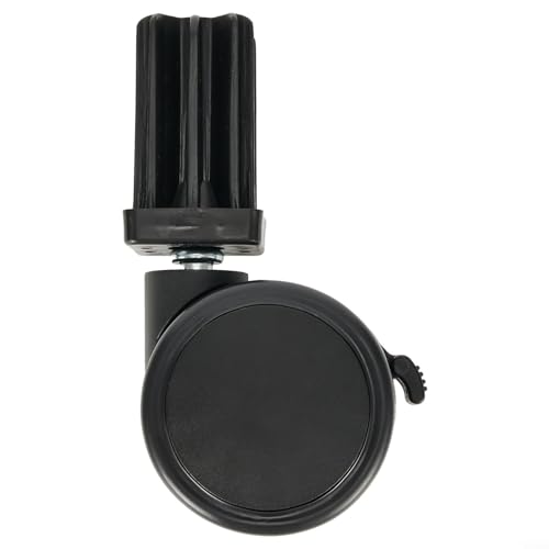 Gas Grills Caster Wheel, Stem Style Locking Swivel Caster for Weber, for Genesis, for Summit, Silver