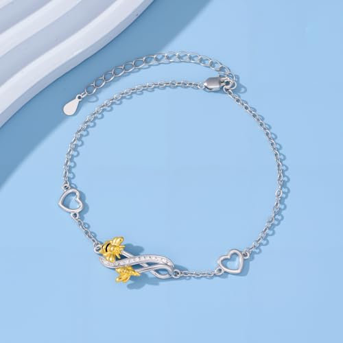 Image of 925 Sterling Silver Layered Ankle Bracelets for Women Jewelry Gifts | 925 Sterling Silver Layered Sea Turtles /Elephant /Wave Anklet Animal Bracelet Summer Ocean Beach Jewelry Gifts for Women