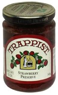 Trappist Strawberry Preserve- All Natural 12 oz.