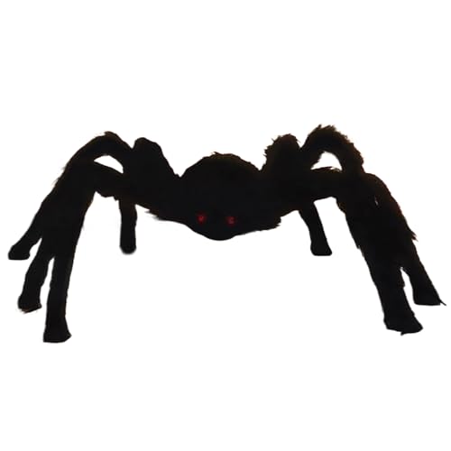Spinnen Deko - Große Spinnen Für Zuhause,Gruselig Realistisch Deko Halloween Zubehör Für Geisterhaus Innenbereich Garten Balkon Party Spinnen Deko - Große Spinnen Für Zuhause,Gruselig Realistisch Deko Halloween Zubehör Für Geisterhaus Innenbereich Garten Balkon Party