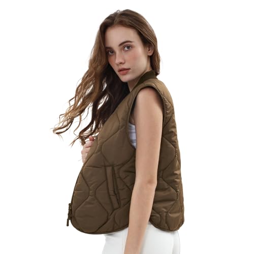 Chaleco acolchado para mujer ligero que soluciona el frío sin abultar 3