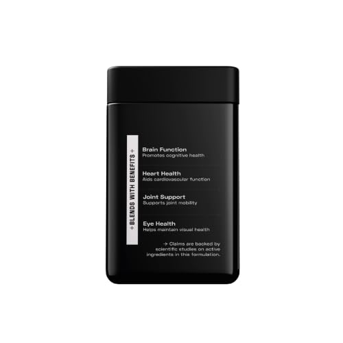 Image of Ace Blend Outshine Omega 3 Vegan with 385mg EPA + DHA per Softgel | Full Spectrum Algal Oil | 700mg Algal Oil | Plant-Based Omega 3 Supplement | For Men & Women | 30 Softgels