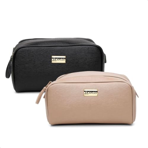 Kit Necessaire Feminina Grande Z&iacute;per Lisa Dia a Dia Casual