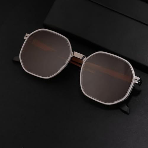 Polarized Sunglasses For Men And Women, Screwless Design, Metal Temples, Suitable For Shopping Riding Party4