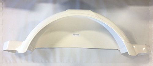 Shorelander 6199601 Right Side White Poly Trailer Fender - 9 Inch