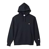 [チャンピオン] パーカー 長袖 裏毛 ワンポイントロゴ 刺繍 フーデッドスウェットシャツ C3-W101Z メンズ ネイビーXベージュ XL