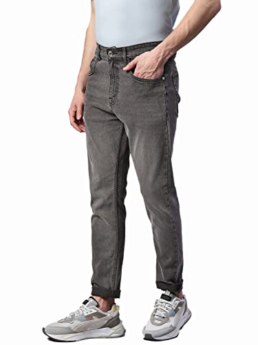 Image of Hubberholme Men's Stretchable Slim Fit Jeans - Casual Cotton Jeans for Men