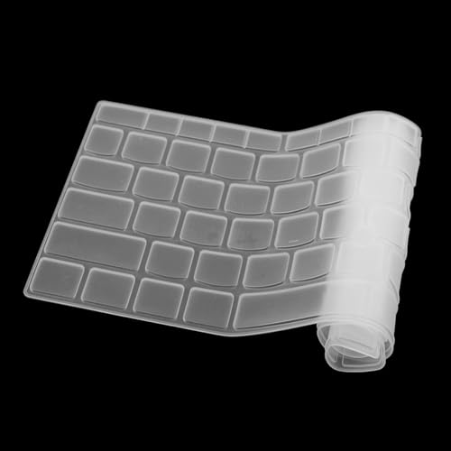 Image of OJOS Keyboard Cover for Lenovo Thinkpad E15 Gen 4 3 2 1, L15 Gen 3 2 1, T15 Gen 2, P15S P52 P52S P72 P53 P73 P15v Gen 3 2 1, Thinkpad T590 E580 E590 E595 T570 T580 Keyboard Skin Protector - Clear