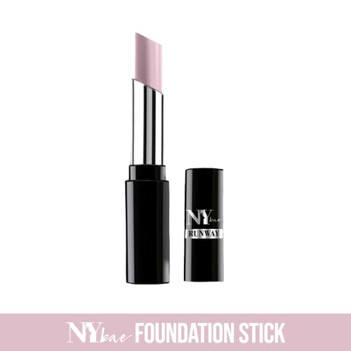 Image of NY Bae Almond Oil Infused Foundation, Concealer, Contour, Color Corrector Stick - Runway Range - Backstage Walk in Lavender 15