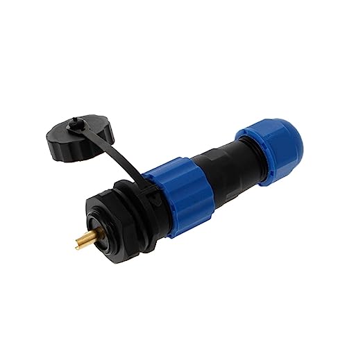 Conector SP13 de aviación impermeable de 6 pines para cables de alimentación, 2 unidades 2