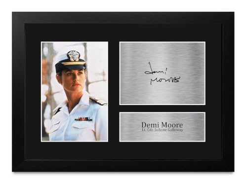 Foto firmada de Demi Moore en A Few Good Men cuadro A4 para coleccionistas