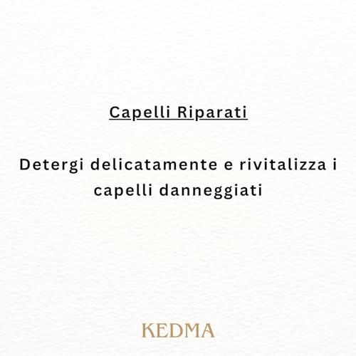 Kedma - Shampoo Intensivo Rinforzante - Rinforza I Capelli E Migliora La Loro Elasticità - Per Capelli Fragili E Danneggiati - 500Ml - 4