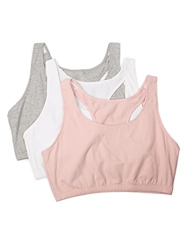 Image of Fruit of the Loom Women's Built-Up Sports Bra, (Pack of 3)