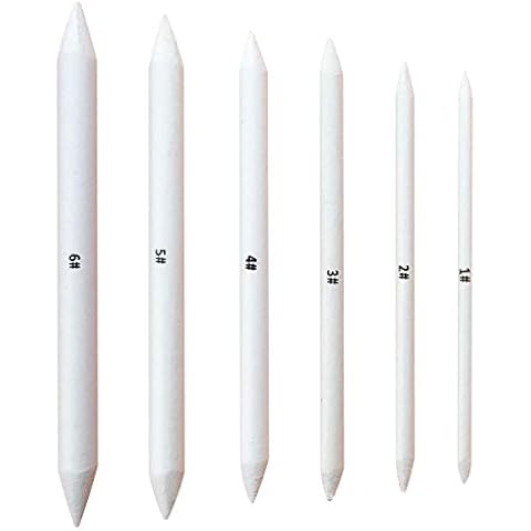 6 PCS Blending Stumps and Tortillions for Sketch Drawing Cover