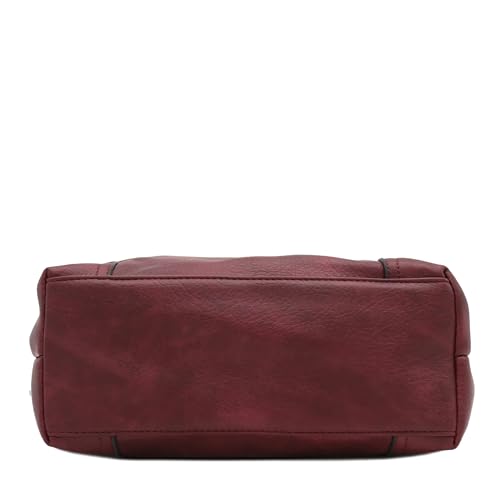 Image of Hobo Shoulder Bag with Big Snap Hook Hardware