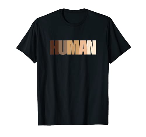Humano, antirracista Camiseta