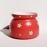 Handbemalter Blumentopf für den Schreibtisch, Bonsai-Gartenarbeit, Topfpflanzentopf, niedliche Kunstvase, Heimbüro-Dekoration, Gartenbedarf, Sukkulentententententopf (Farbe: A) (D)