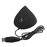 Praticité Plug-and-Play : cette souris verticale gauche dispose d'une connexion filaire USB garantissant la compatibilité avec aucun pilote nécessaire pour les systèmes Windows 10 8 pour Vista XP
