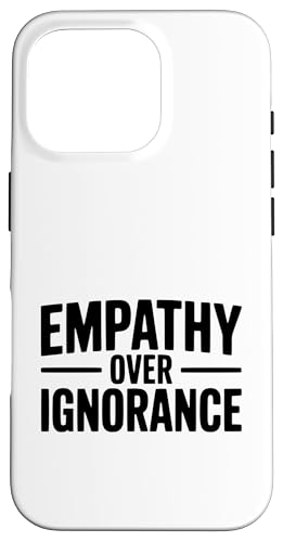 Empathy Over Ignorance �C���X�s���[�V�������p ���C���N�������� �X�}�z�P�[�X iPhone 16 Pro �p