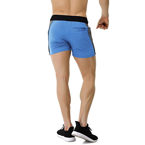 BROKIG - Pantaloncini da Ginnastica da Uomo, 12,7