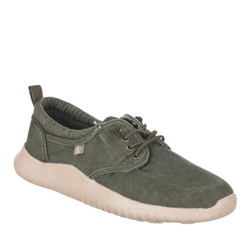 Coronel Tapiocca T238 Zapato Casual DE Lona Hombre KAKY 40