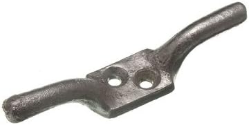 One Stop DIY Cleat Hook For Rope Washing Line Cord 100mm Galvanised Steel NEW