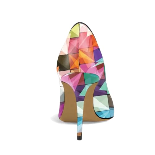 Milooey shoes Closed Pointed Toe Pumps for Women Elegant Stiletto High Heels Slip On Daily Shoes for Party Work Dress Size 4-16 US3