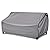 VARIETYFACE Patio Furniture Covers for Sofa Waterproof, Outdoor Bench Cover Tear Resistant, Fits up to 88W x 40D x 33H inches, Grey