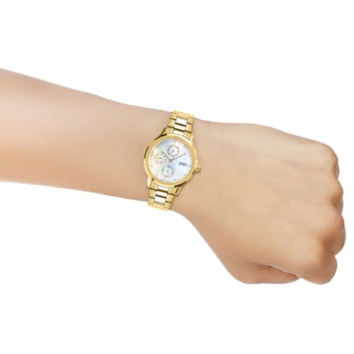 Image of Casio Enticer Ladies LTP-SN6KGS-7A Analog White Dial Watch (A2494)