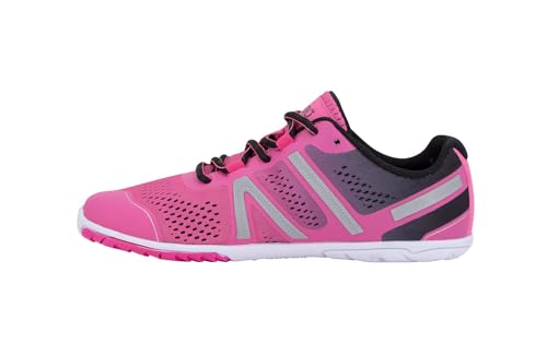Xero Shoes Barefoot Running Shoes for Women | HFS Women's Running Shoes | Minimalist, Zero Drop, Wide Toe Box Shoes for Women | Pink, Size 9.5