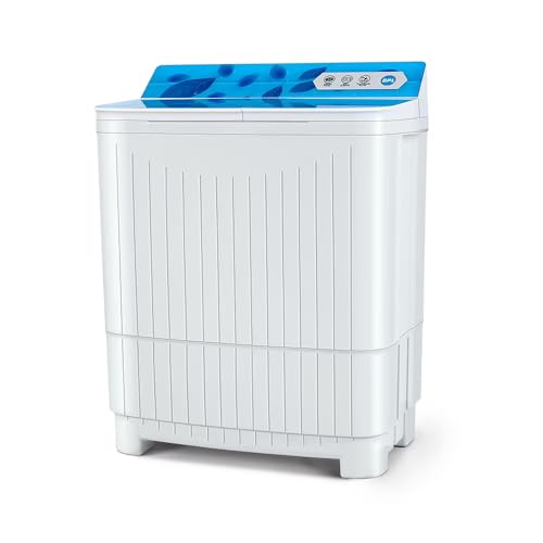Image of BPL 8.5 kg 5 Star Semi-Automatic Top Loading Washing Machine (BSW-8500PXBL, Dual Waterfall And Jumbo Pulsator,Blue 491959279-B)