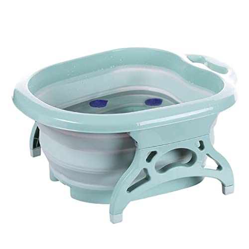 Plegable spa pedicura cubo bañera burbuja masaje bañera remojo pie contenedor cuenca espesada Amistad años