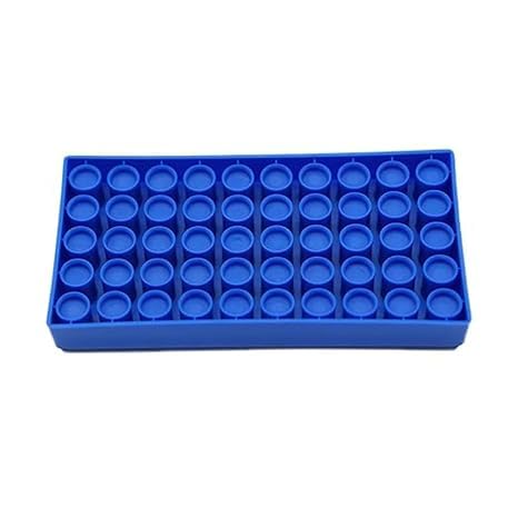 AANIJLAB HPLC Vial tray or rack for 2ml HPLC Sample vials 50 Holes with Diameter 12 mm, Stackable Vial Racks Pack of 1 - Image 4 thumbnail