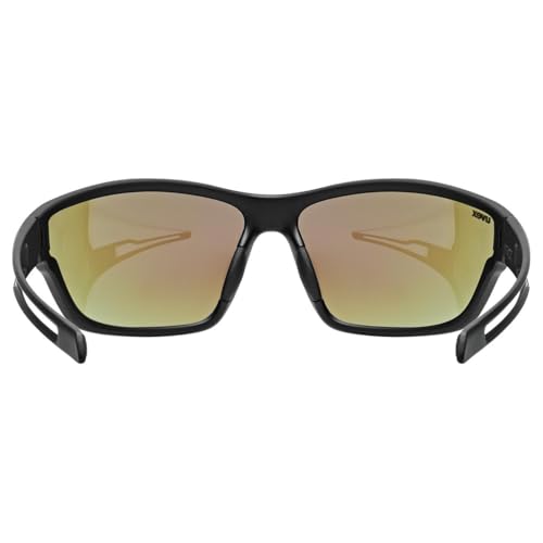 uvex sportstyle 806 - Sportbrille für Damen und Herren - starker Schutz vor Sonnenstrahlung - 100% UVA-, B, C Schutz - black matt - one size
