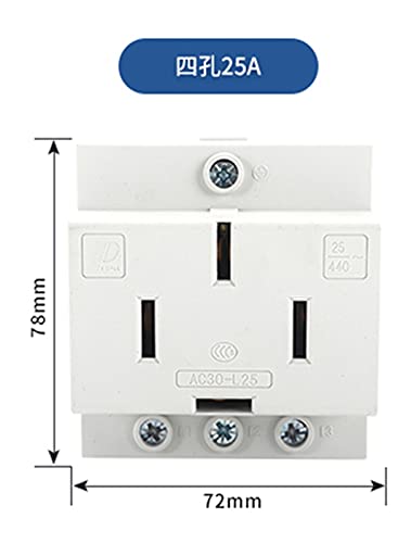 Relé contactor AC30 de 4 orificios y 25A que optimiza la protección en interruptor de aire 3