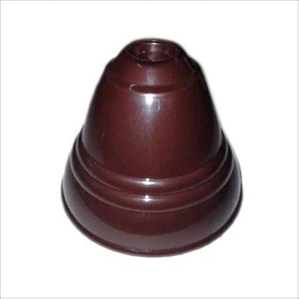 Destiny Enterprises Ceiling Fan Canopy/Ceiling Fan Cups Suitable for All Types of Fans Pack of 2 (Brown)