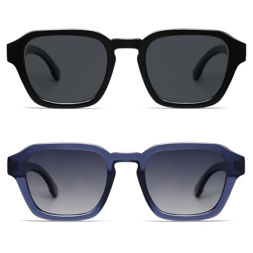 Image of VANLINKER Retro Vintage Polarized Trendy Small Square Sunglasses for Women Men 2025 Fashion Shades VL9858