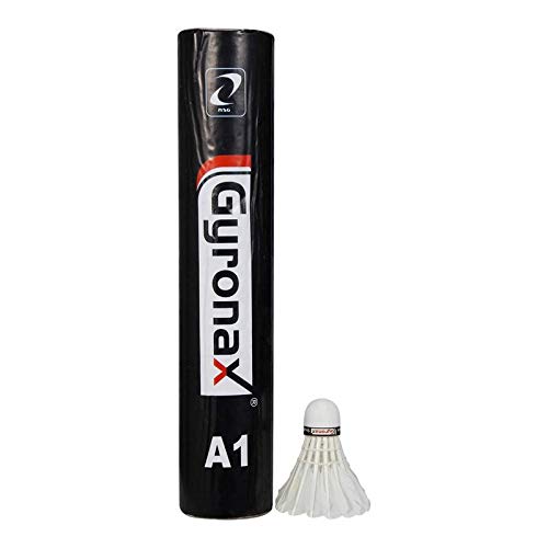 Gyronax White Gold A1 Premium Feather Badminton Shuttlecock(Pack of 10) Good for age15-image-49