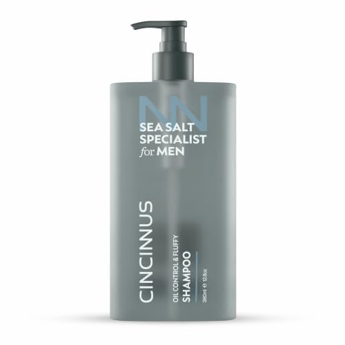 Image of Cincinnus Oil Control Fluffy Shampoo for Men | oil control with Sea Salt, Centella, Rosemary, Salicylic Acid, Zinc PCA | Refreshing Shampoo for Oily Scalp & Greasy Hair | 380ml