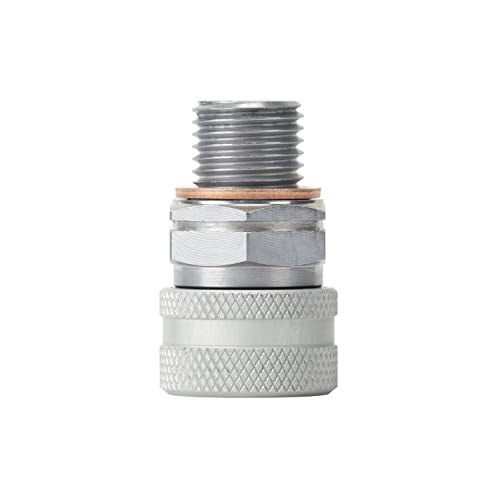 Image of Stahlbus Oil Drain Valve Plug M14x1.25x12mm Steel - CLEAN, EASY, NO TOOL Oil Change - Includes Oil Drain Plug, Washer, Cap, Connector, Silicone Hose