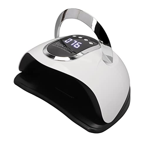 Lámpara UV Secador de Uñas 280W UV LED Secador de Uñas Automático Profesional con Sensor Automático Pantalla LCD para Barniz de Gel Semipermanente y Barniz, Lámpara LED para manicura