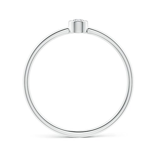 Lab Grown Diamond Stackable Promise Ring for Women in Sterling Silver/ 14K Solid Gold (Color - H, Clarity-SI2) - Diamond Jewelry Gift For Women2