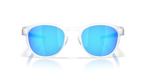 Image of Oakley Sunglasses for Men - OO9349 Latch Low-Bridge Fit Round Sunglasses PRIZM Lenses