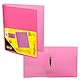 Idena 224367 - Ringbuch DIN A4, aus PP, 2 Ringe, 35 mm Rückenbreite, transluzent pink, 1 Stück