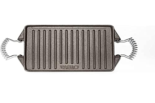 Plancha Hierro Fundido Rectangular 27X21Cm. Vaello
