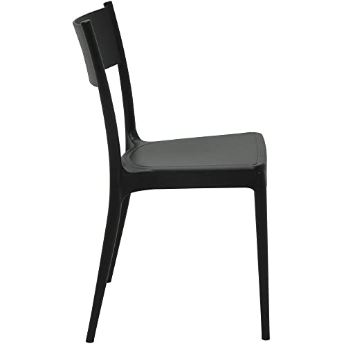 Cadeira Tramontina Diana Eco em Polipropileno e Fibra de Vidro Preto glide