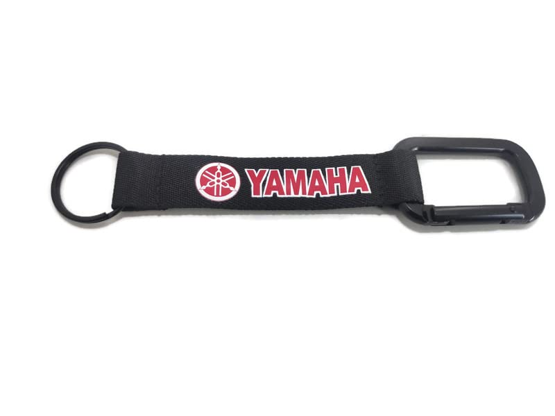 ALTRONA Yamahaa Double Sided Fabric Locking Hook Keychain Keyring for Yamahaa R15/FZ/RX100/Facino/zRay/Scooty